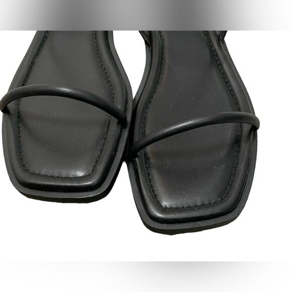 Calvin Klein Black Strappy Sandals - Picture 7 of 8